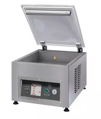 Pakowarka próżniowa 20 m³/h + gaz, 0.75 kW, 605x655x525 mm, 230 V, inox | RMGASTRO, VBD - 20C SB