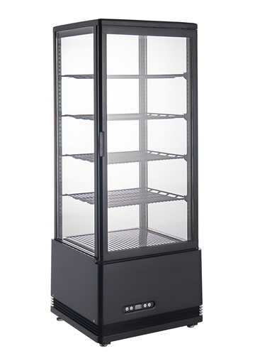 Witryna chłodnicza nastawna czarna, 4xLED, 98 l | TECHNICA, Cold Line Air