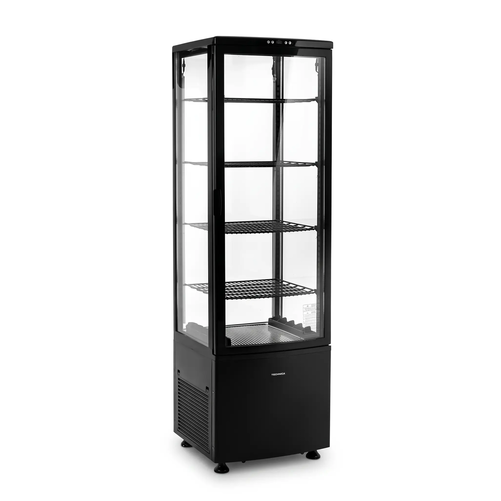 Witryna chłodnicza pionowa czarna, 4xLED, 235 l | TECHNICA, Cold Line