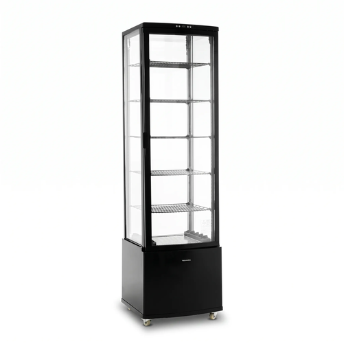Witryna chłodnicza pionowa czarna, 4xLED, 270 l | TECHNICA, Cold Line Air