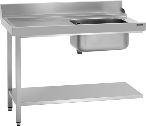 Stół ze zlewem i podstawą, 1200x720x850 mm | BARTSCHER, 109740