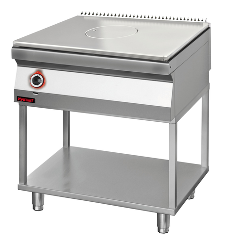 Kuchnia gazowa z płytą grzewczą 800 mm na podstawie szkieletowej, 800x700x900 mm | KROMET, 700.KG/I-800.T