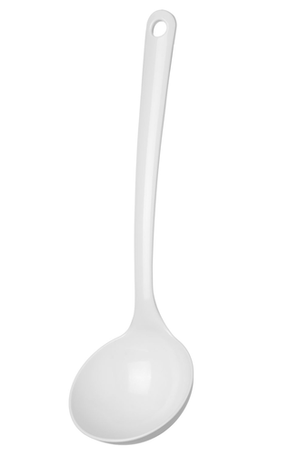 Chochla z tworzywa 0,14 l, biała | HENDI, 563700