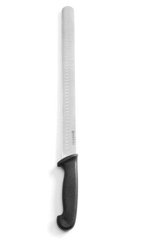 Nóż do szynki i łososia HACCP 490 mm, czarny | HENDI, Standard