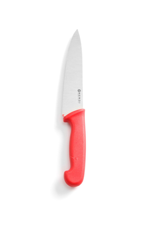 Nóż kucharski HACCP 320 mm, czerwony | HENDI, 842621
