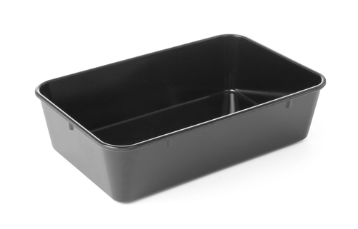 Pojemnik na mięso z melaminy 300x190x80 mm, czarny | HENDI, 568507