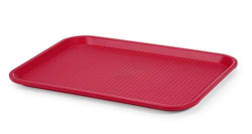 Taca z polipropylenu Fast Food, 305x415 mm, czerwona | HENDI, 878910