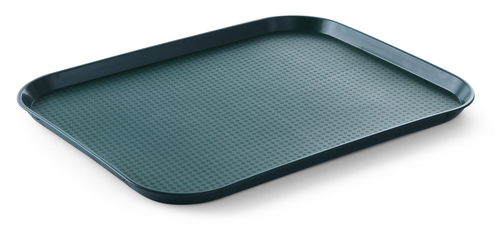 Taca z polipropylenu Fast Food, 350x450 mm, zielona | HENDI, 878835