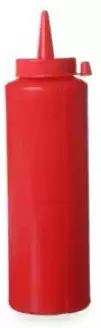 Dyspenser do zimnych sosów 0,2 l, czerwony | HENDI, 558010