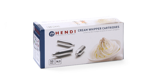 Naboje do syfonów do bitej śmietany, 50 szt. | HENDI, 586907