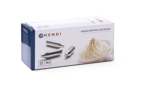 Naboje do syfonów do bitej śmietany, 24 szt. | HENDI, 588215