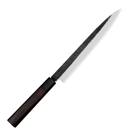 Nóż Yanagi 240 mm | HIDEO KITAOKA, Shirogami Black Oktagon