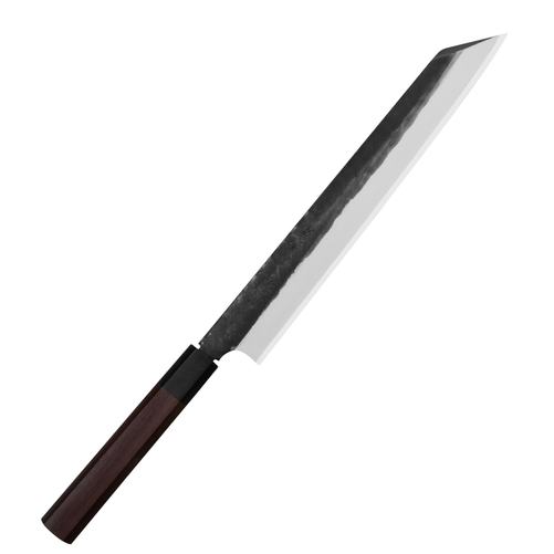 Nóż Kiritsuke 270 mm | HIDEO KITAOKA, Shirogami Black Oktagon