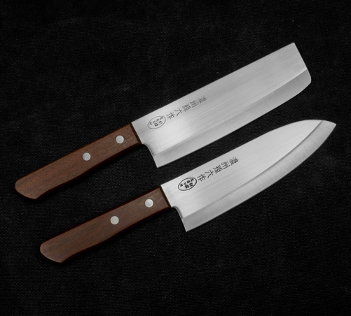 Zestaw nóż Santoku 170 mm i nóż Nakiri 160 mm | SATAKE, Tomoko