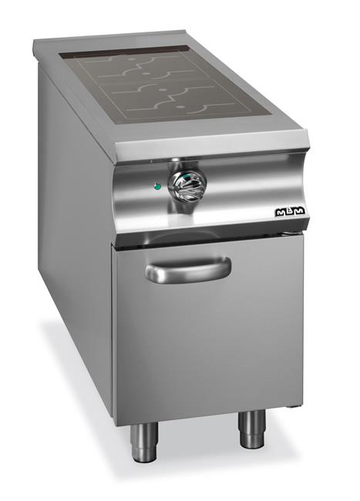 Kuchnia indukcyjna 2-polowa na szafce, 10 kW, 450x1100x850 mm | MBM, Domina 1100