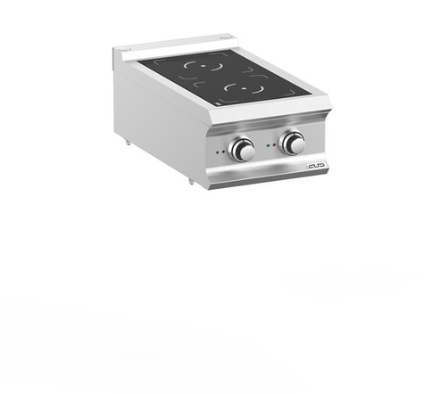 Kuchnia indukcyjna 2-polowa nastwna, 7 kW, 400x730x850 mm | MBM, DominaPro 700