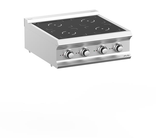 Kuchnia indukcyjna 4-polowa nastawna, 14 kW, 700x730x850 mm | MBM, DominaPro 700