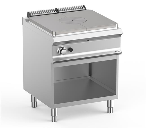 Kuchnia gazowa z płytą grzewczą na podstawie otwartej, 700x730x850 mm | MBM, DominaPro 700