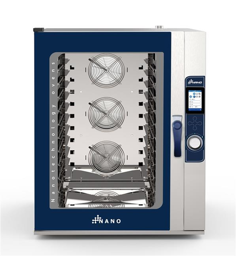 Piec konwekcyjno-parowy, elektryczny, 10x 600x400, 937x821x1211 mm, 15,7 kW | NANO, Max Bakery