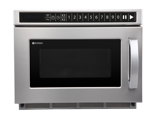 Kuchenka mikrofalowa z możliwością programowania, z portem USB, 18 l, 3 kW, 230 V, 563x420x340 mm | HENDI, 281376