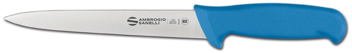 Nóż do filetowania ryb, ostrze 180 mm, niebieski | AMBROGIO SANELLI, Supra Colore
