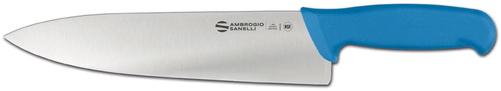 Nóż rzeźniczy, ostrze 240 mm, niebieski | AMBROGIO SANELLI, Supra Colore