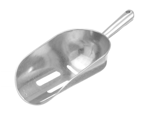 Szufelka barmańska aluminiowa z otworami, 220x80 mm | HENDI, 521434