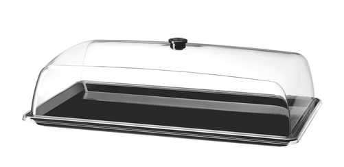 Taca z pokrywą prostokątna, 535x335x165mm | HENDI, 203590