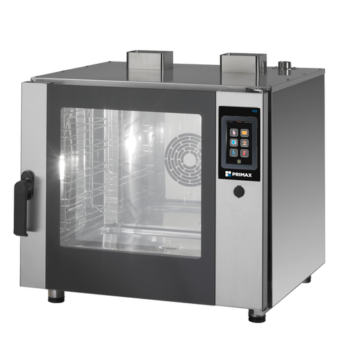 Piec konwekcyjno-parowy, gazowy, 6x GN 1/1, 750x820x748 mm, 13,78 kW | PRIMAX, PG-DTG106-HD