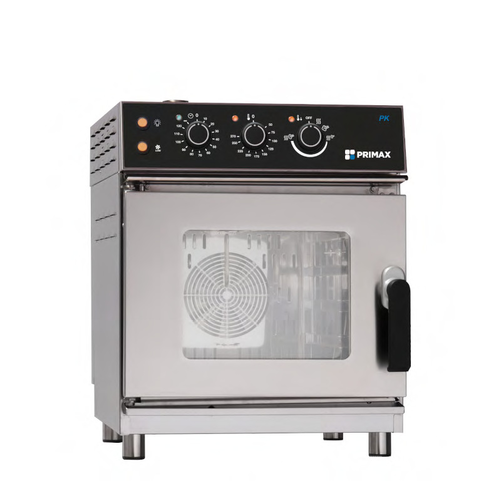 Piec konwekcyjno-parowy, elektryczny, 4x GN 1/1, 523x906x667 mm, 5,2 kW | PRIMAX, PK-DME104-HS