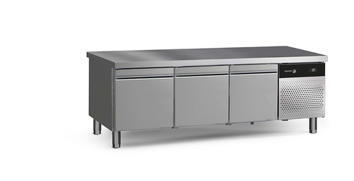 Podstawa chłodnicza z 3 szufladami 2/3, 277 l, 1792x700x584 mm, 0,203 kW | FAGOR, CCPB-3G W