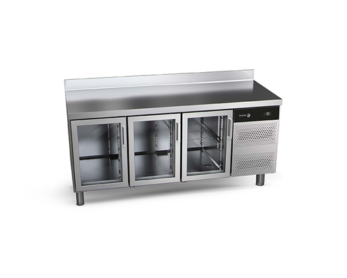 Stół chłodniczy 3-drzwiowy, drzwi przeszklone, 428 l, 1792x700x850 mm, 0,207 kW | FAGOR, Concept