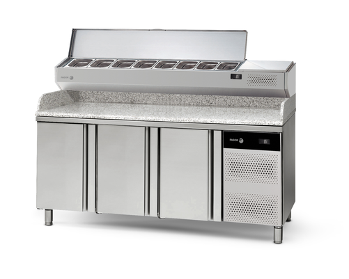 Stół mroźniczy 3-drzwiowy, bez agregatu, 416 l, 1717x600x850 mm, 0,43 kW | FAGOR, Snack