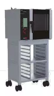 Podstawa pod piec konwekcyjno-parowy, 4 kółka, 415x625x850 mm | FAGOR, SH-23-RB