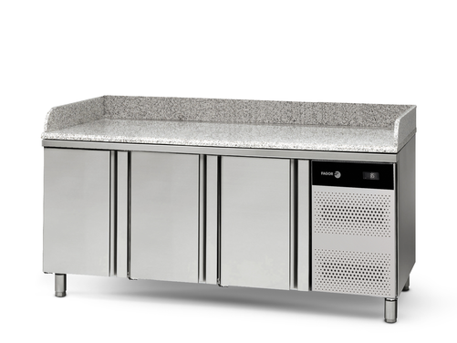Stół chłodniczy 3-drzwiowy, blat granitowy, 428 l, 1792x700x850 mm, 0,203 kW | FAGOR, Concept