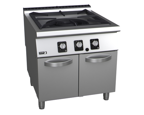 Kuchnia gazowa (G30 - propan-butan) do paelli, wolnostojąca z piekarnikiem gazowym, 34,3 kW, 800x930x850 mm | FAGOR, C-GP911