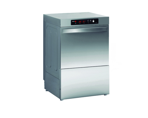 Zmywarka do szkła z dozownikiem płynu nabłyszczającego i myjącego, kosz 400x400 mm, 520x470x720 mm, 3,06 kW | FAGOR, Concept +