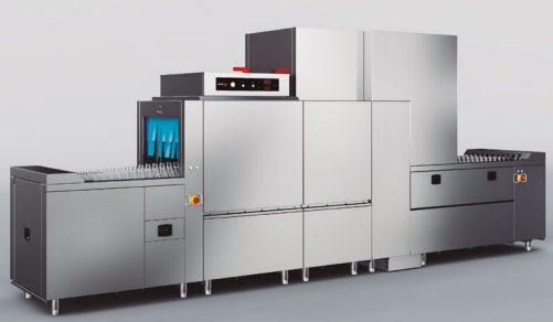 Zmywarka tunelowa taśmowa, załadunek z lewej strony, 82,6 kW, 7692x900x2070 mm | FAGOR, FCO-P3W4-RD L