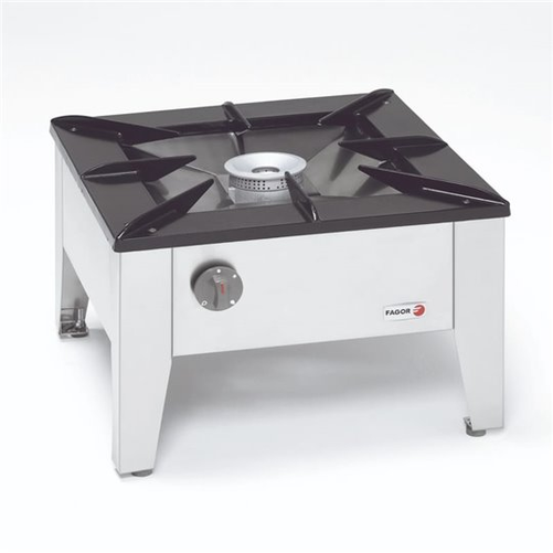 Taboret gazowy (G20 - gaz ziemny) 11,6 kW, 590x590x400 mm | FAGOR, CI-HPG-1-NG