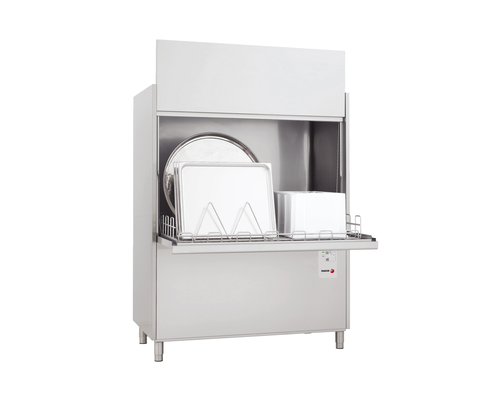 Zmywarka do naczyń kuchennych z dozownikiem płynu nabłyszczającego i myjącego, rekuperacja, kosz 1320x700 mm, 1470x850x2160 mm, 15,9 kW | FAGOR, LP-130 B DD HRS