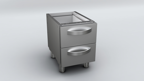Podstawa z 2 szufladami, 400x660x560 mm | FAGOR, Linia 700 Kore