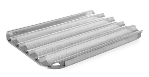 Blacha do bagietek perforowana 600x400 mm, na 5 bagietek | HENDI, 808238