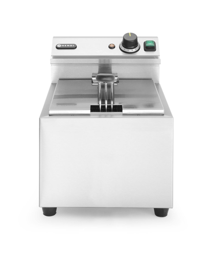 Frytownica elektryczna jednokomorowa 8 l, nastolna, 3,5 kW, 230 V, 300x455x345 mm | HENDI, Mastercook