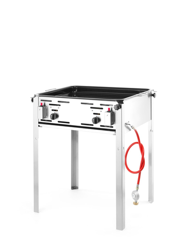 Grill gazowy maxi, wolnostojący, 650x540x840 mm | HENDI, Grill Master