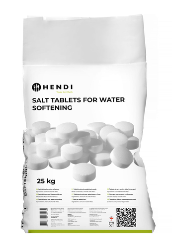 Tabletki solne do uzdatniania wody 25 kg | HENDI, 231265