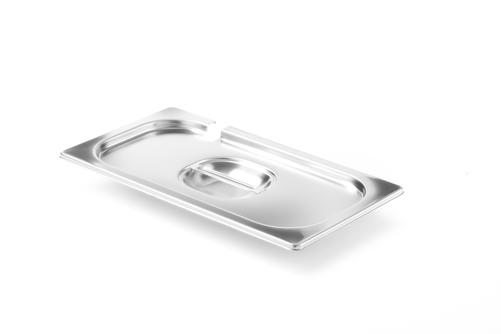 Pokrywka do pojemników GN 1/3 z wycięciem na chochlę | HENDI, Profi Line