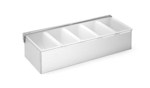 Pojemnik barmański, 5-częściowy, 375x140x90 mm | BAR UP, 552100