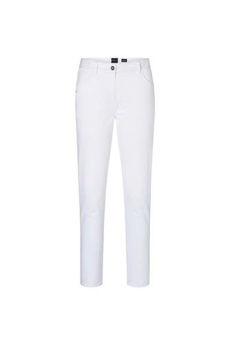 Spodnie męskie, rozmiar 54, białe | KARLOWSKY, Classic-Stretch