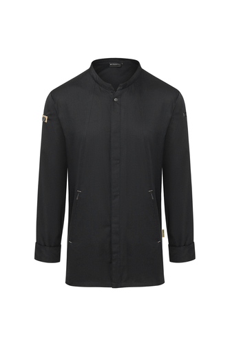 Bluza kucharska męska, rozmiar 58, czarna | KARLOWSKY, Green-Generation