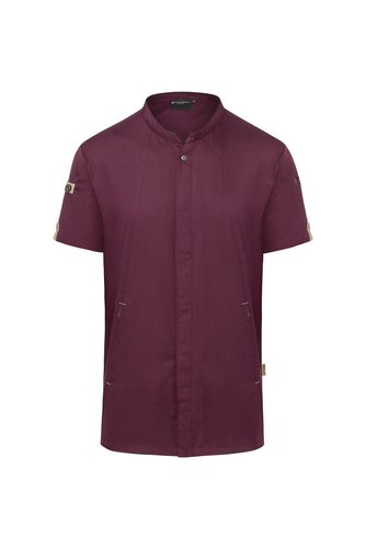 Bluza kucharska męska, rozmiar 48, oberżyna | KARLOWSKY, Green-Generation